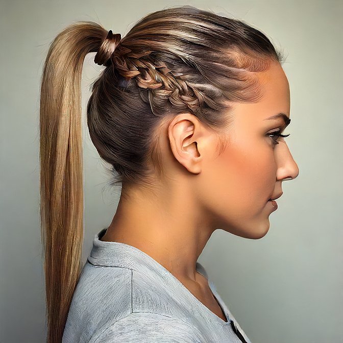 braided ponytail