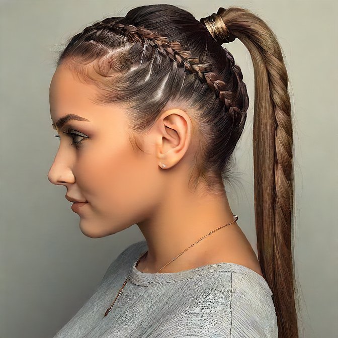 braided ponytail